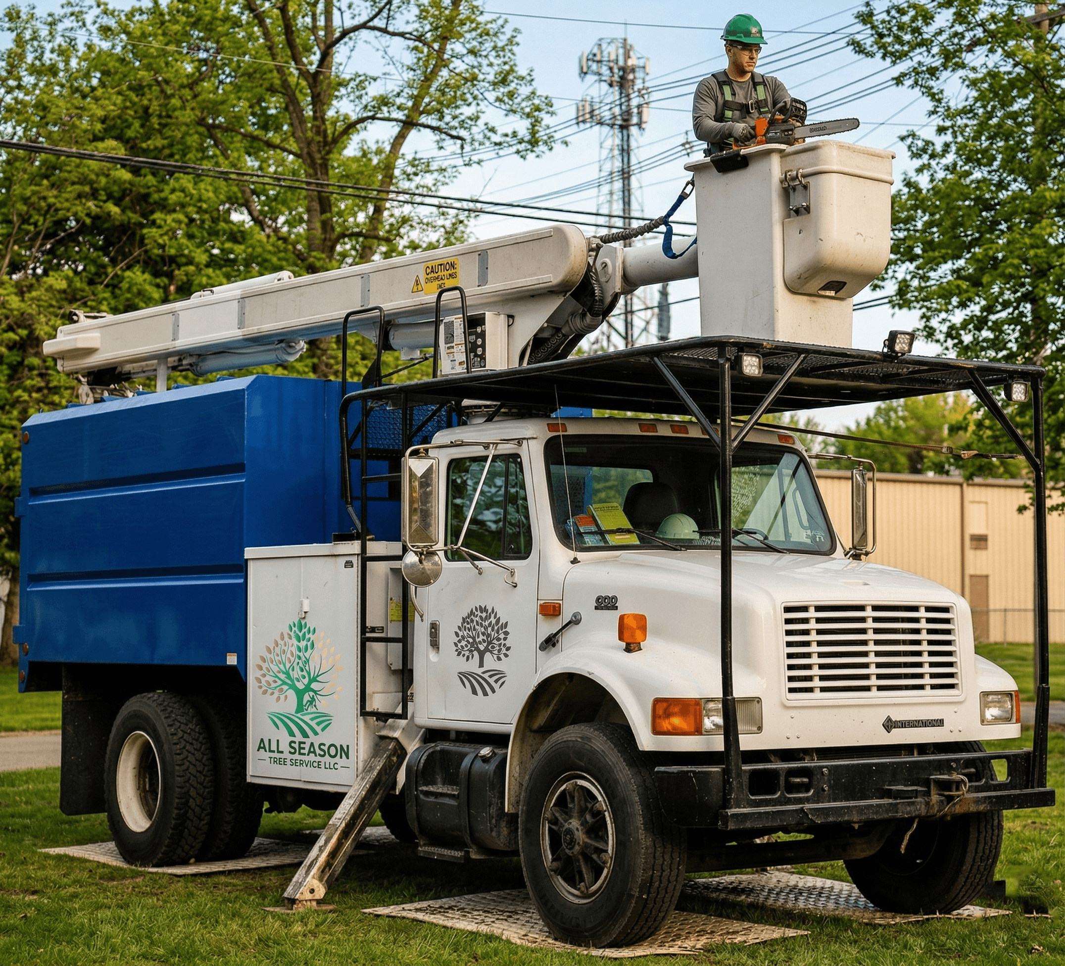 Tree Removal in progress by our professional team